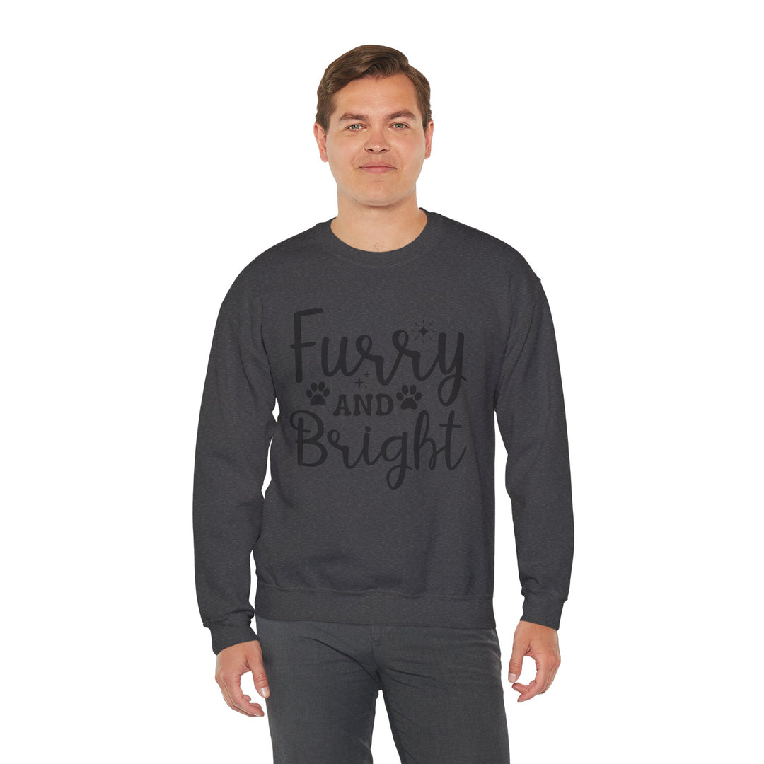 Furry and Bright Crewneck Sweatshirt