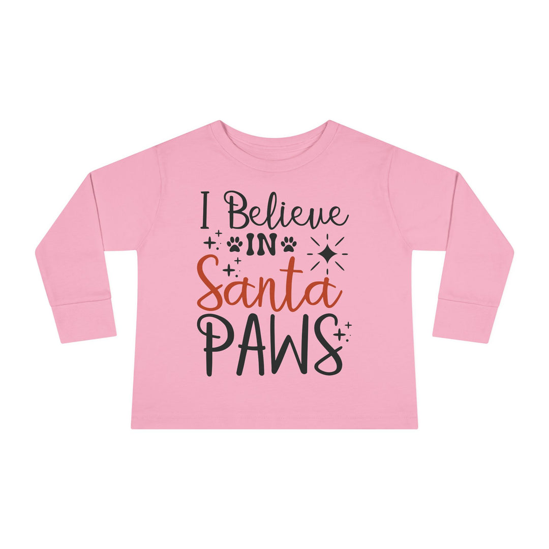 Santa Paws Toddler Long Sleeve Tee