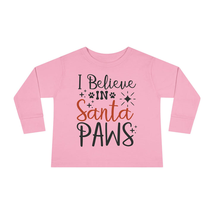 Santa Paws Toddler Long Sleeve Tee