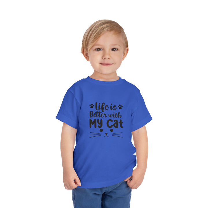 Better With My Cat Toddler Tee