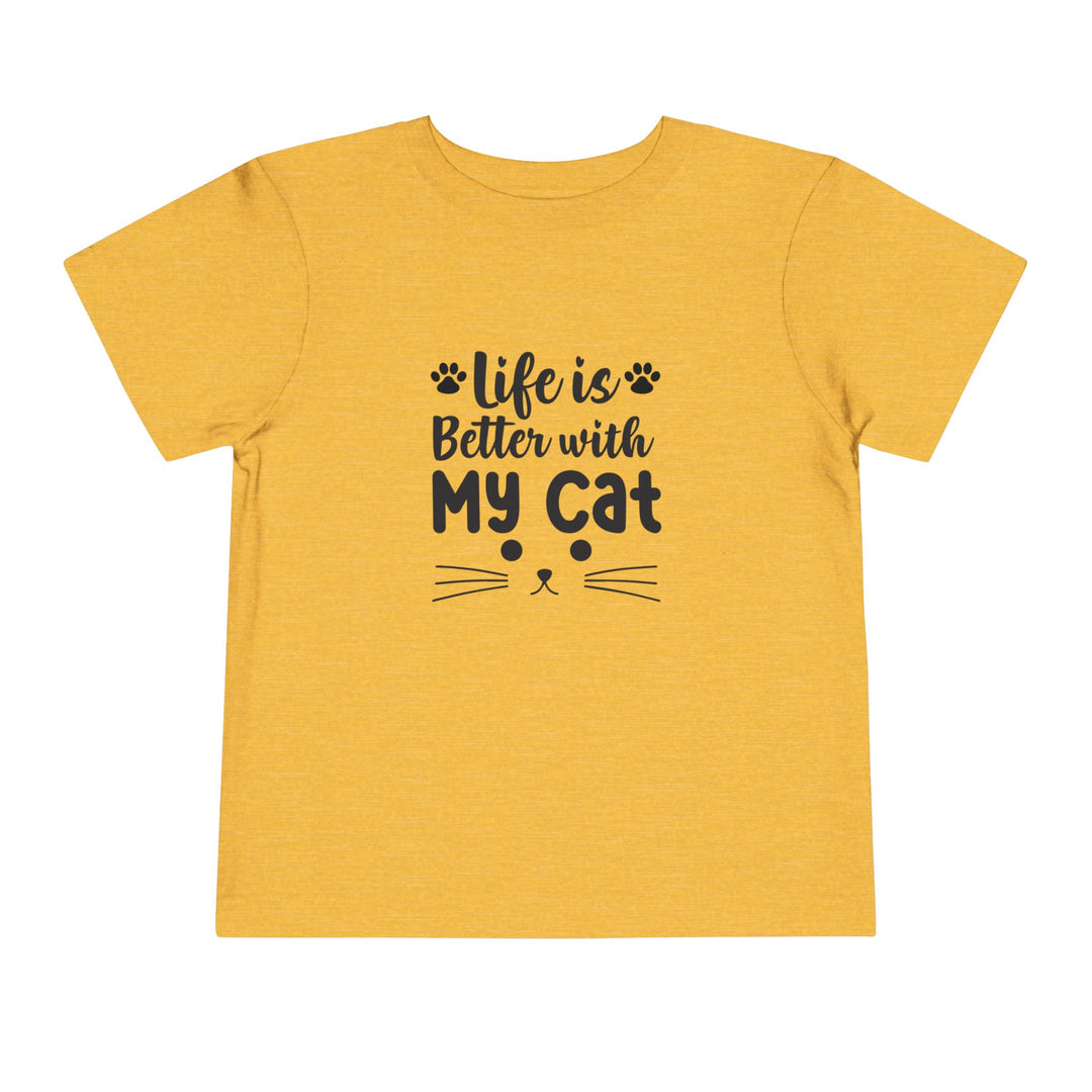 Better With My Cat Toddler Tee