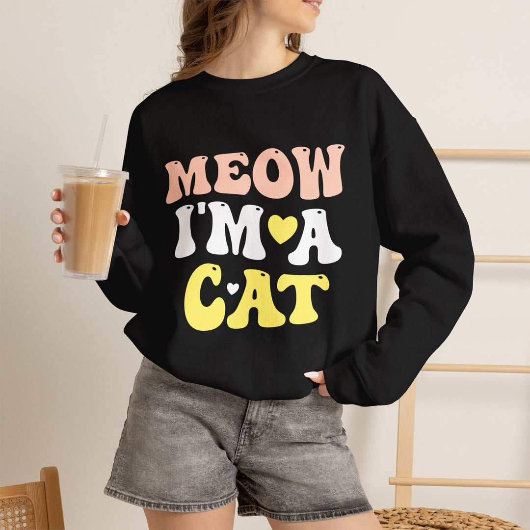 Meow I'm A Cat Unisex Crewneck Sweatshirt