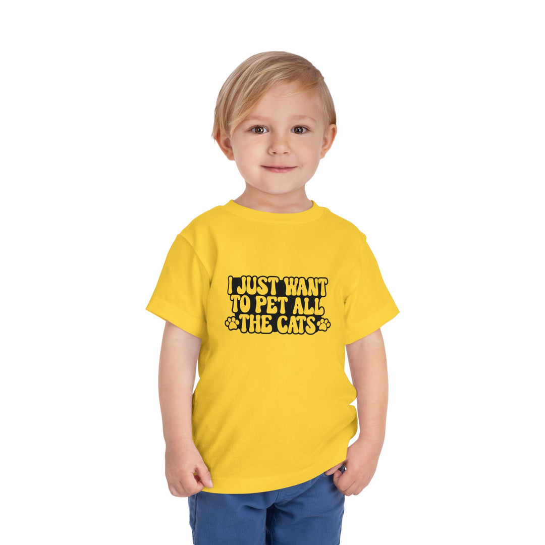 Pet All The Cats Toddler Tee