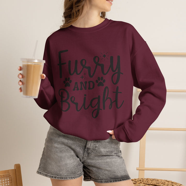 Furry and Bright Crewneck Sweatshirt