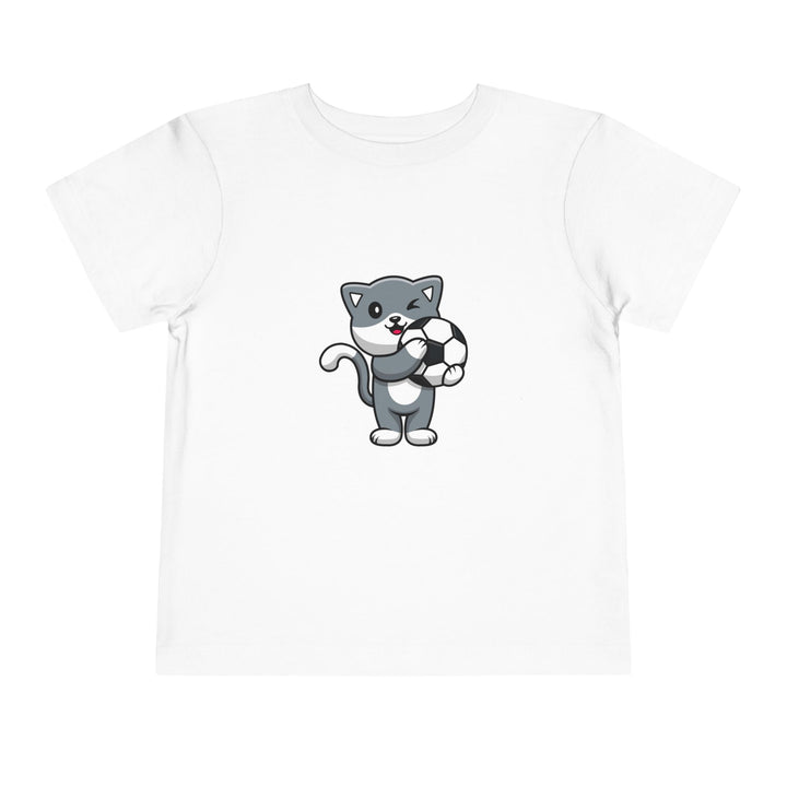 Soccer Cat Toddler Tee