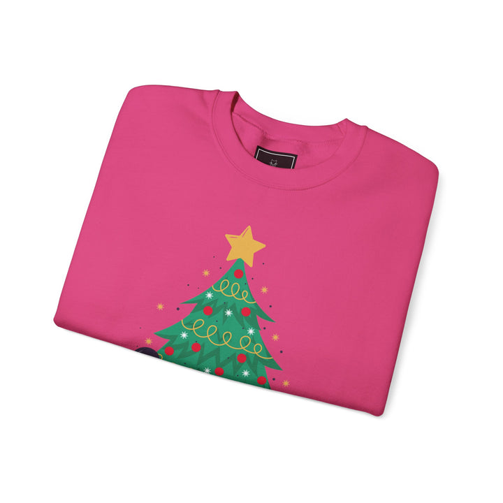 Mischievous Christmas Kitty Crewneck Sweatshirt