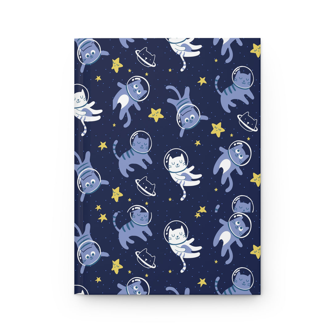 Cats in Space Hardcover Journal