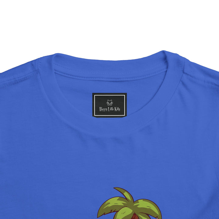 Tropical Cat Toddler Tee