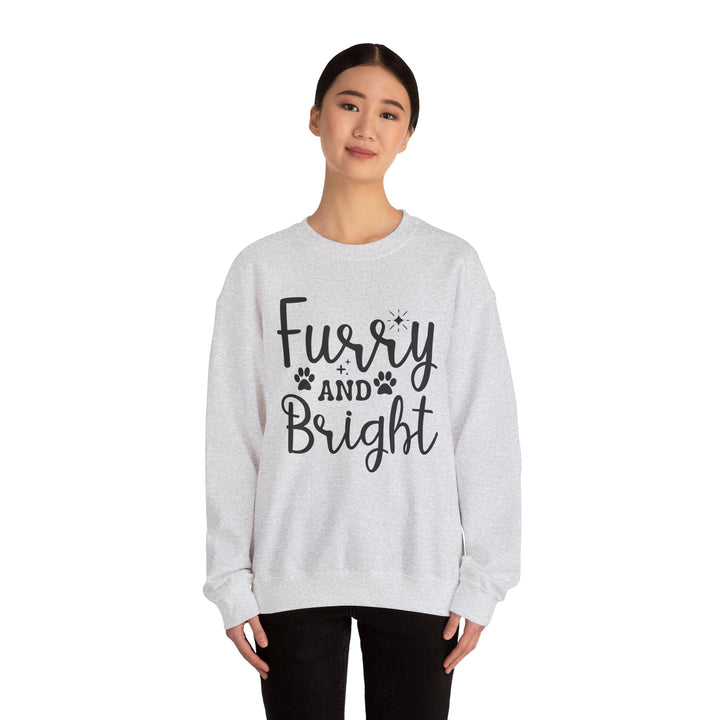Furry and Bright Unisex Crewneck Sweatshirt