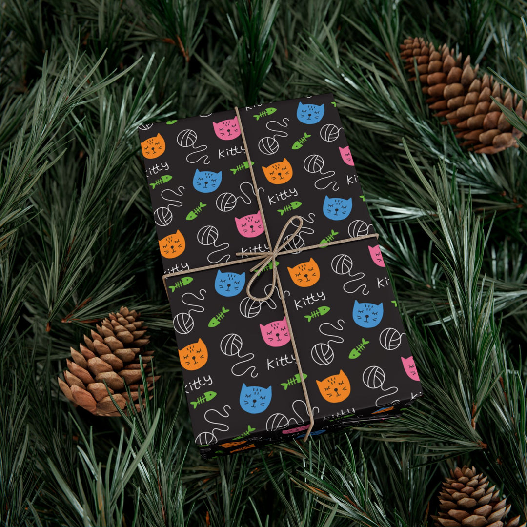 Bright Kitty Gift Wrap