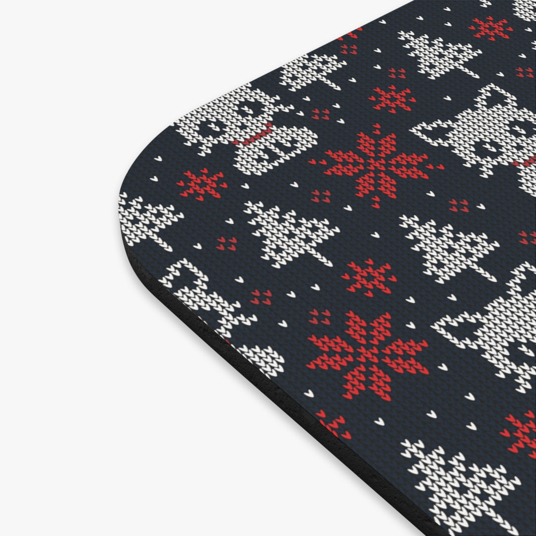 Christmas Sweater Cat Mouse Pad