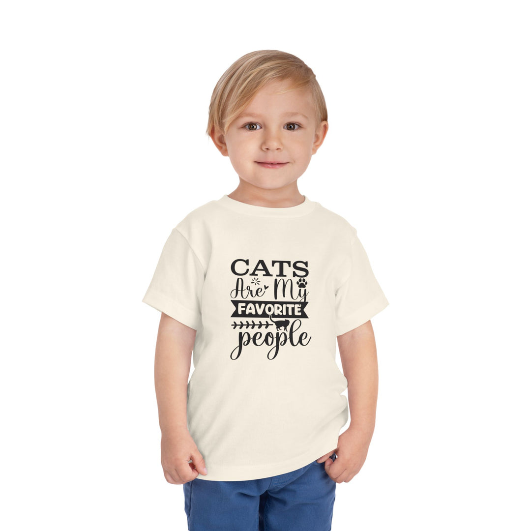 Cats Are My Favorite People Toddler Tee