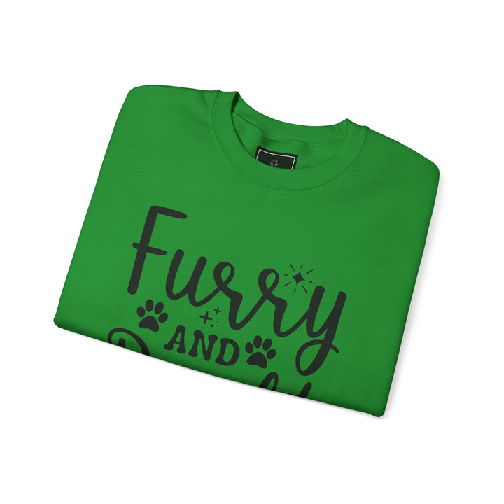 Furry and Bright Unisex Crewneck Sweatshirt