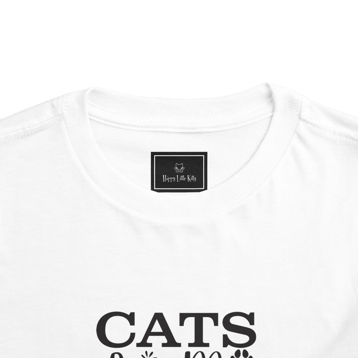 Cats Are My Favorite People Toddler Tee