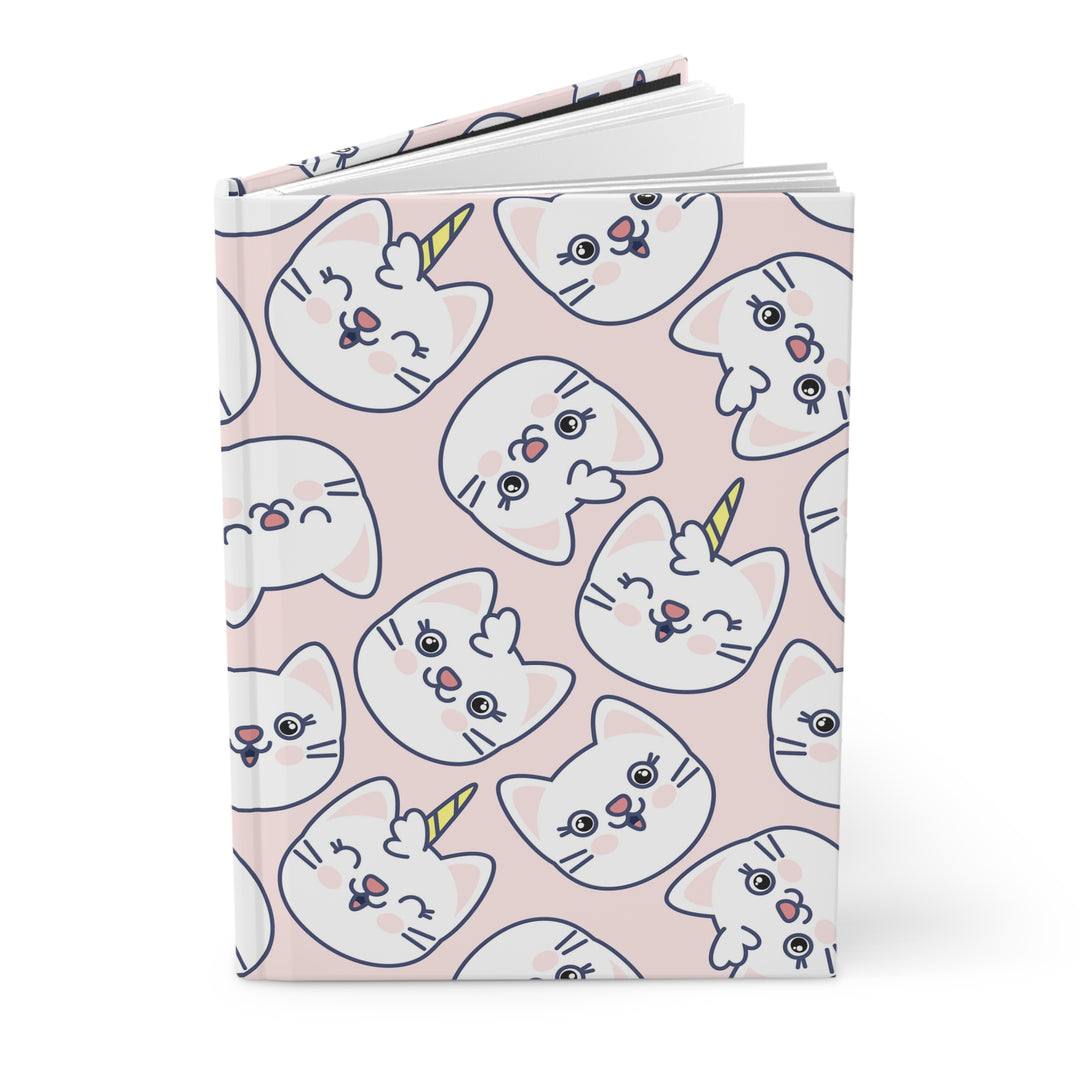 Unicorn Cat Hardcover Journal