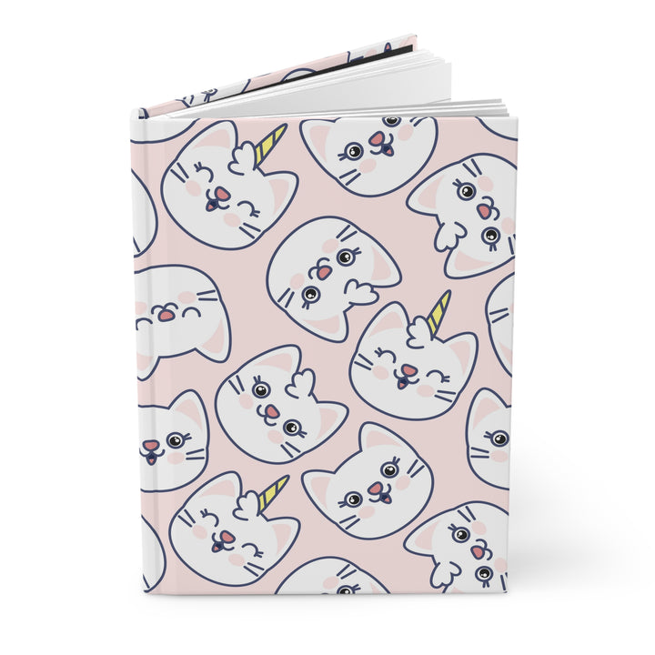 Unicorn Cat Hardcover Journal