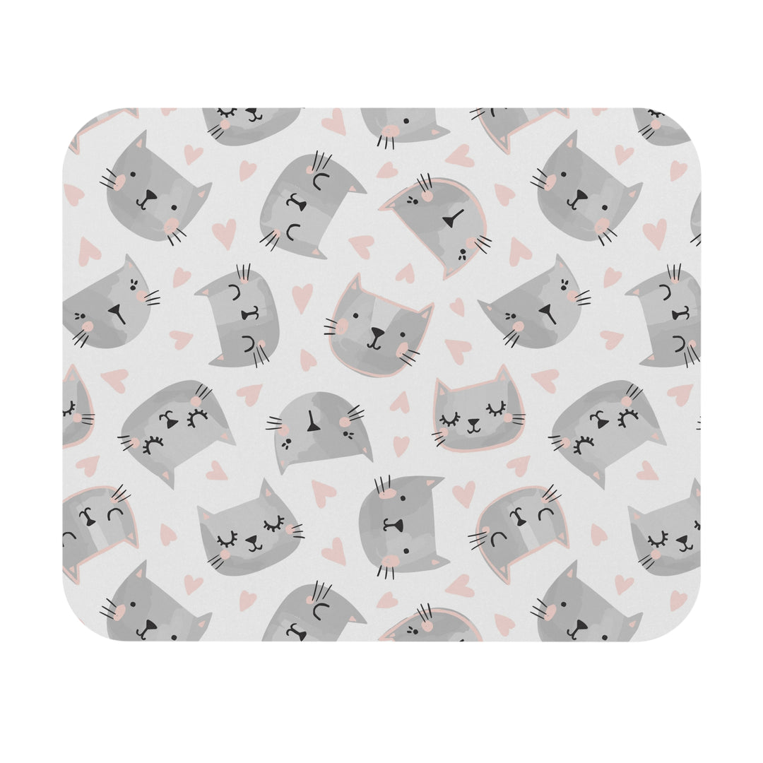 Sweet Gray Kitty Mouse Pad
