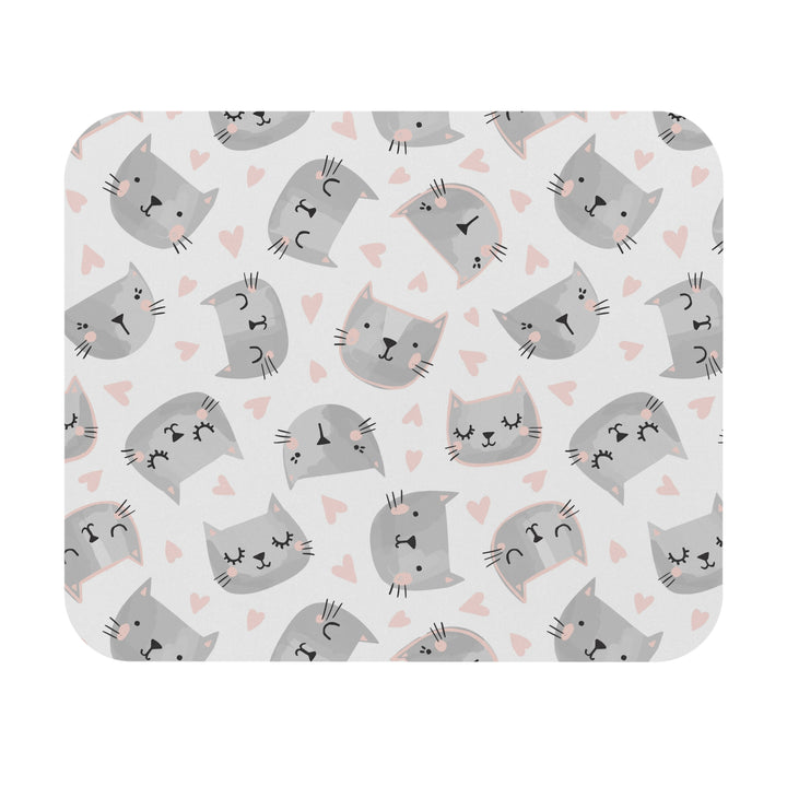 Sweet Gray Kitty Mouse Pad