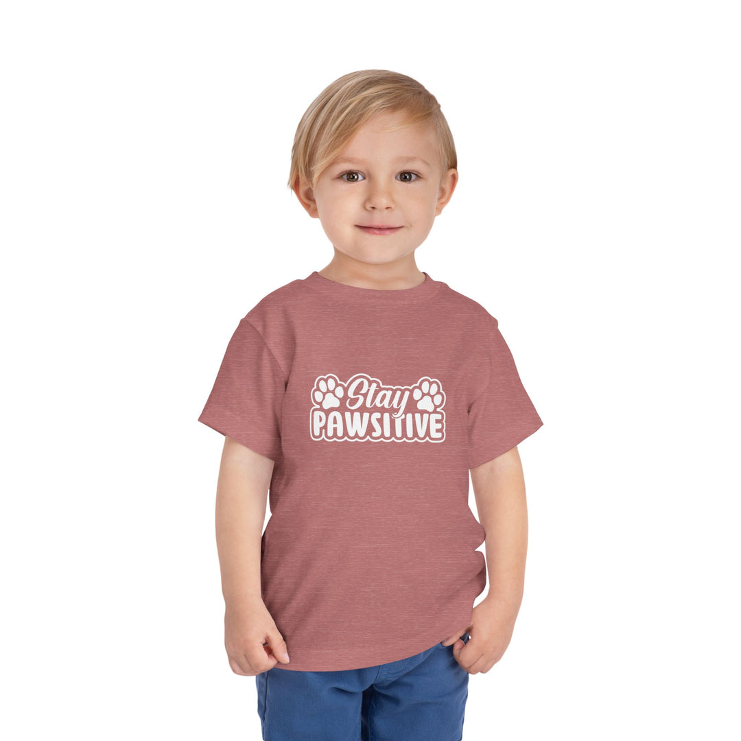 Stay Pawsitive Toddler Tee