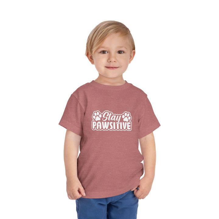 Stay Pawsitive Toddler Tee