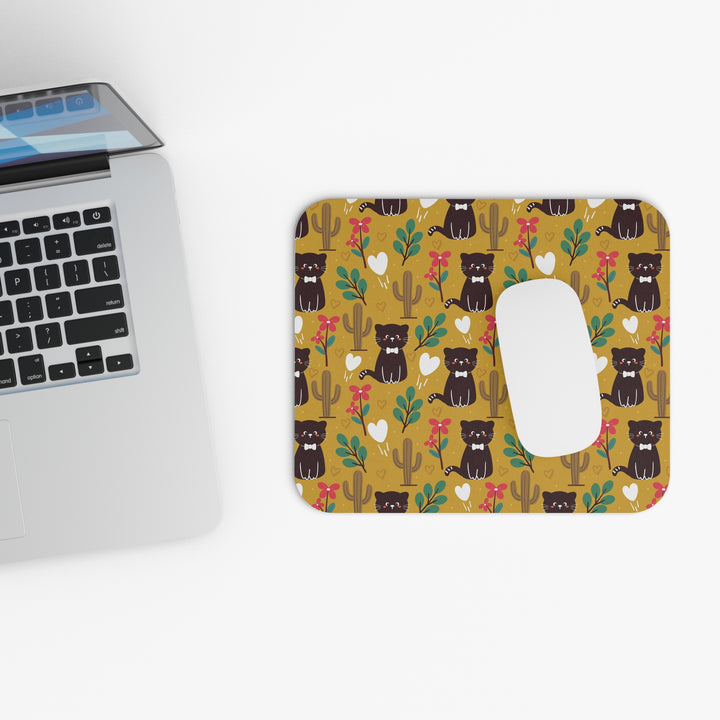 Cactus Cat Mouse Pad