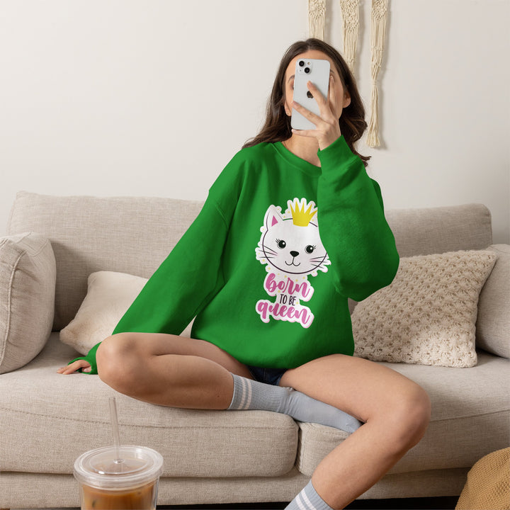 Queen Kitty Crewneck Sweatshirt