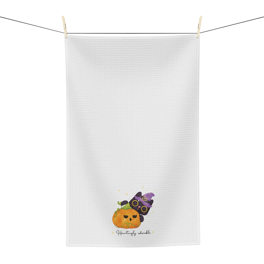 Hauntingly Adorable Halloween Tea Towel
