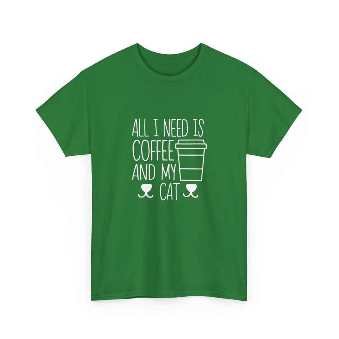 Coffee and My Cat Cotton Tee