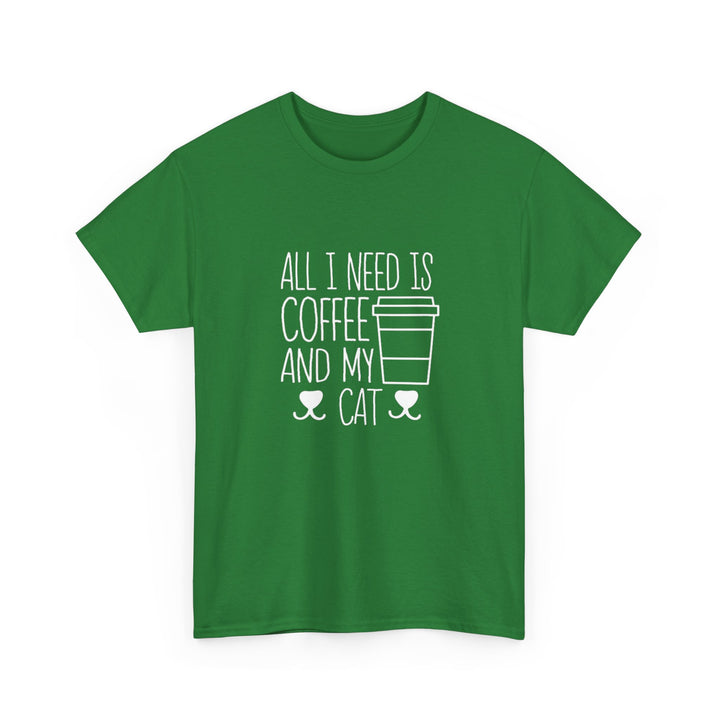 Coffee and My Cat Cotton Tee