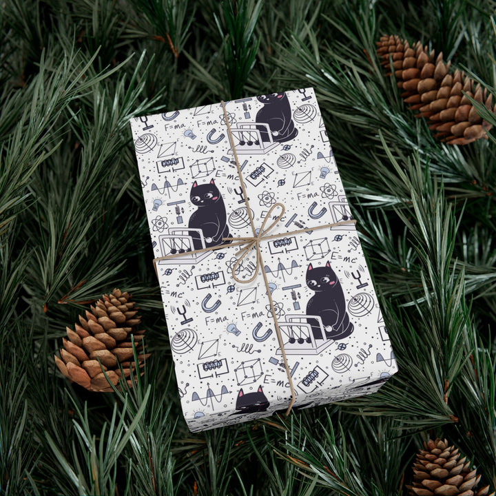 Physics Cat Gift Wrap