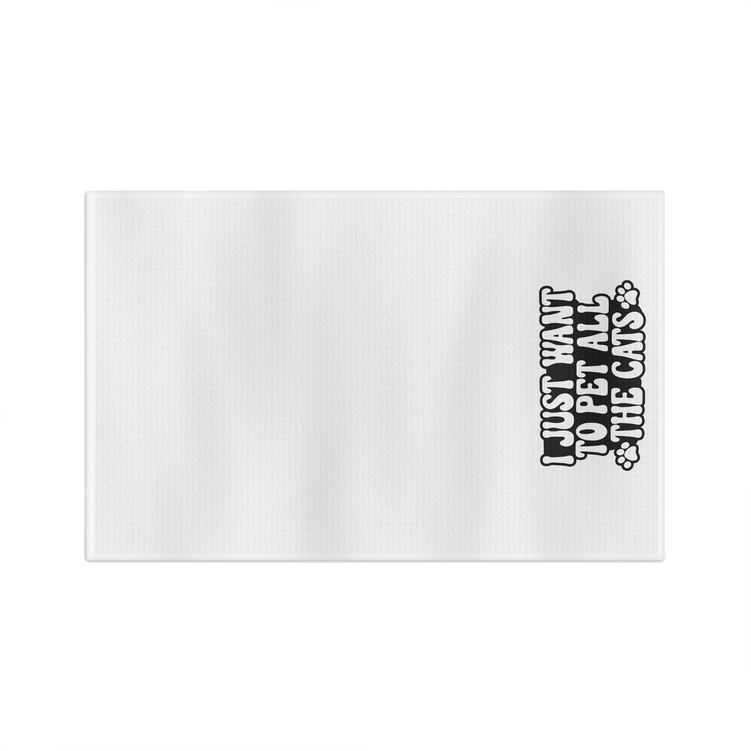 Pet All The Cats Tea Towel