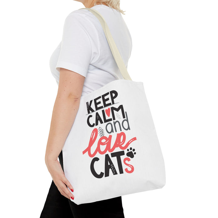 Keep Calm Love Cats Tote Bag