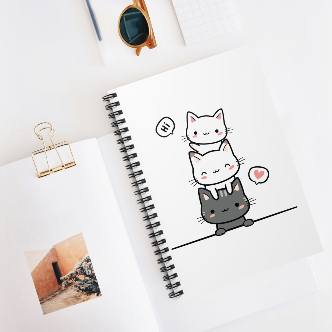 Kitty Trio Spiral Notebook
