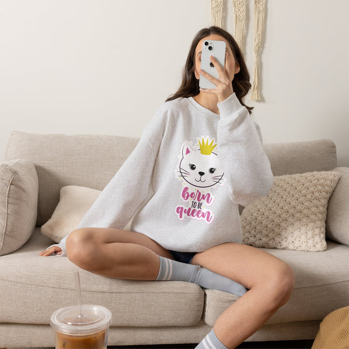Queen Kitty Crewneck Sweatshirt