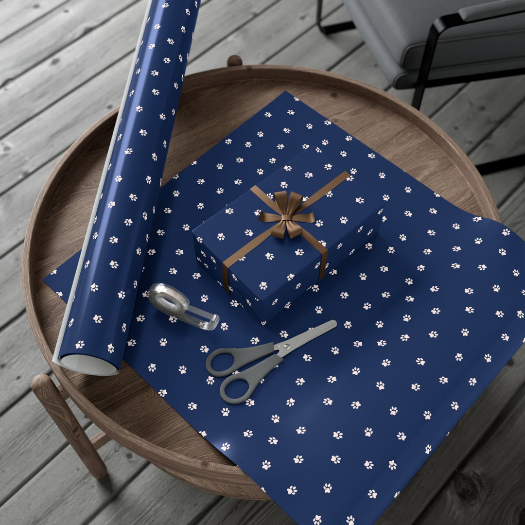Purrfect Paw Prints Gift Wrap