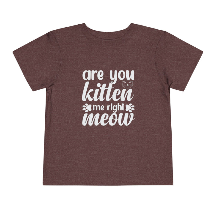 Kitten Me Right Meow Toddler Tee
