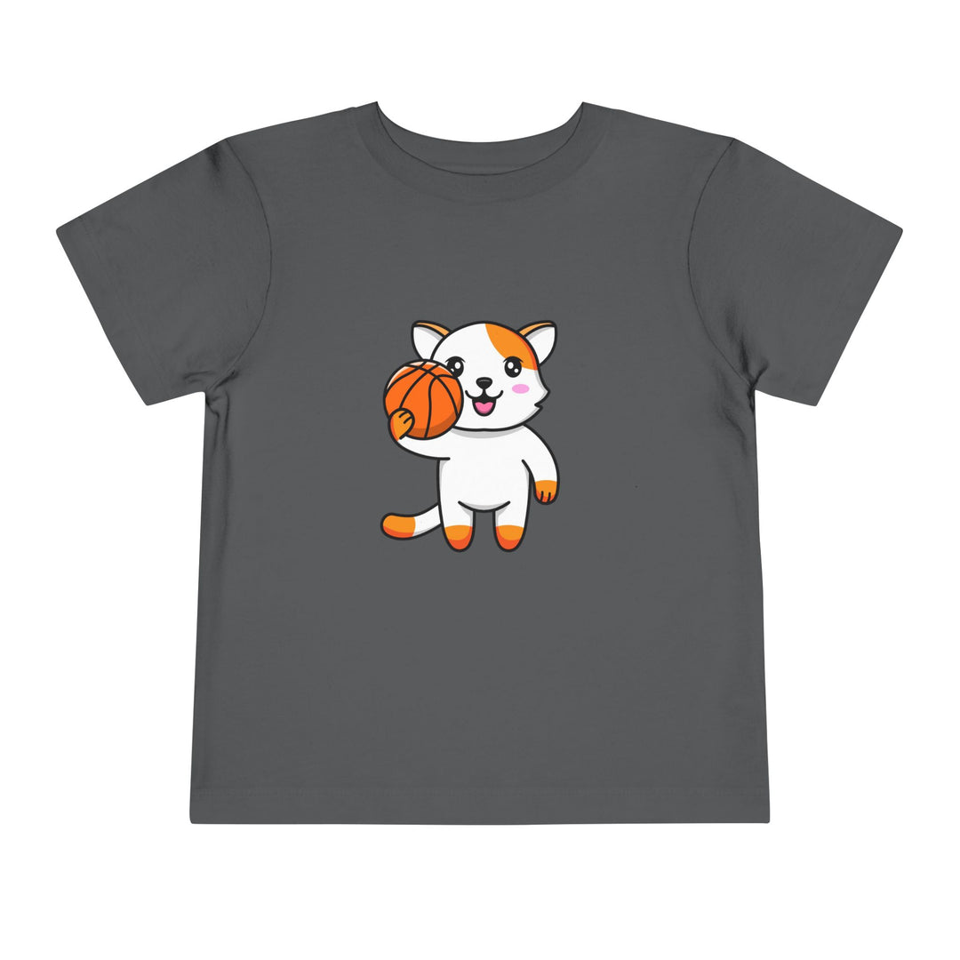 Basketball Cat Toddler Tee