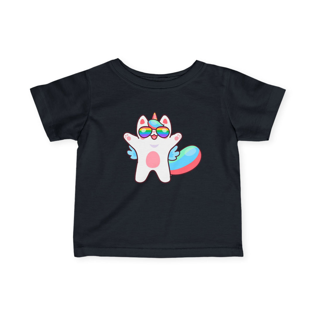 Caticorn Party Time Infant Fine Jersey Tee