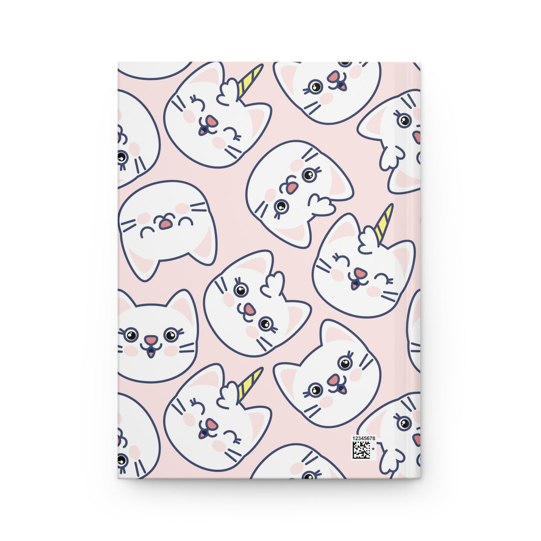 Unicorn Cat Hardcover Journal