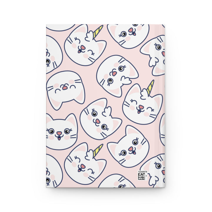 Unicorn Cat Hardcover Journal