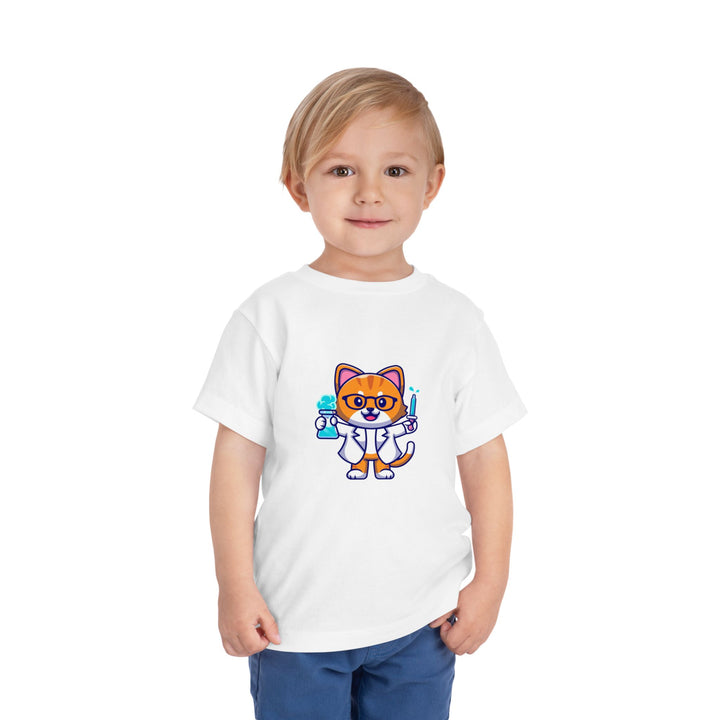 Scientist Kitty Toddler Tee