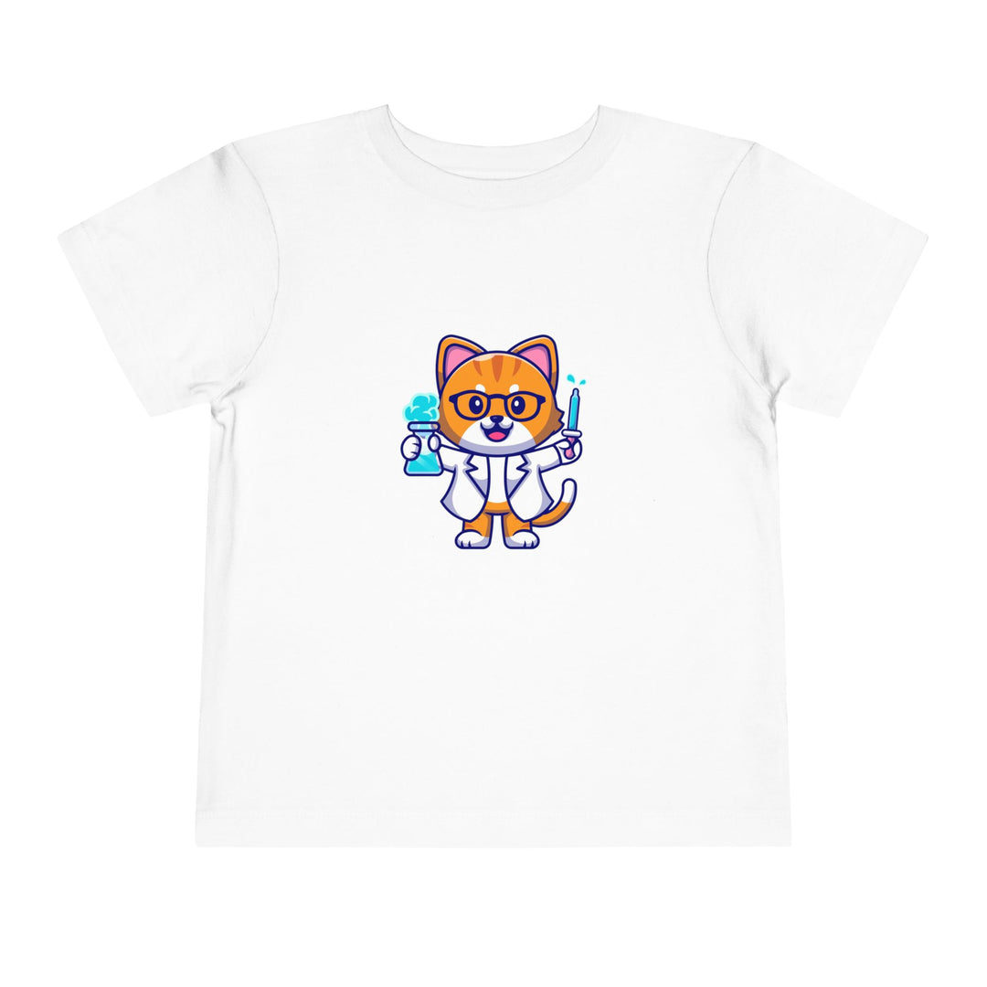 Scientist Kitty Toddler Tee
