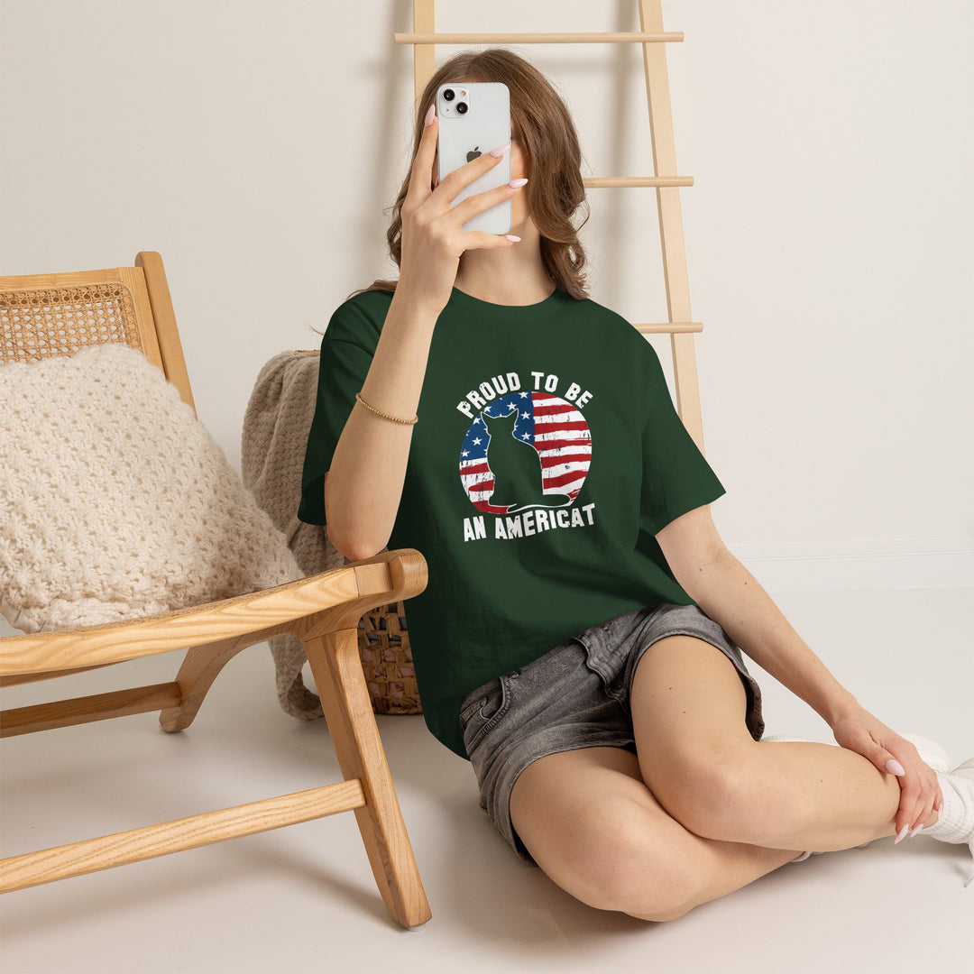 Proud to Be An Americat Cotton Tee
