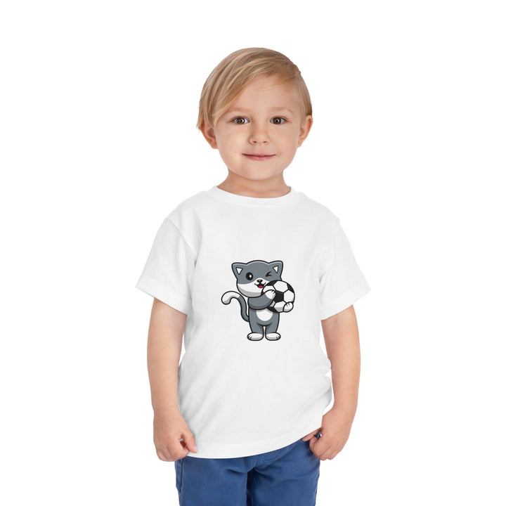 Soccer Cat Toddler Tee