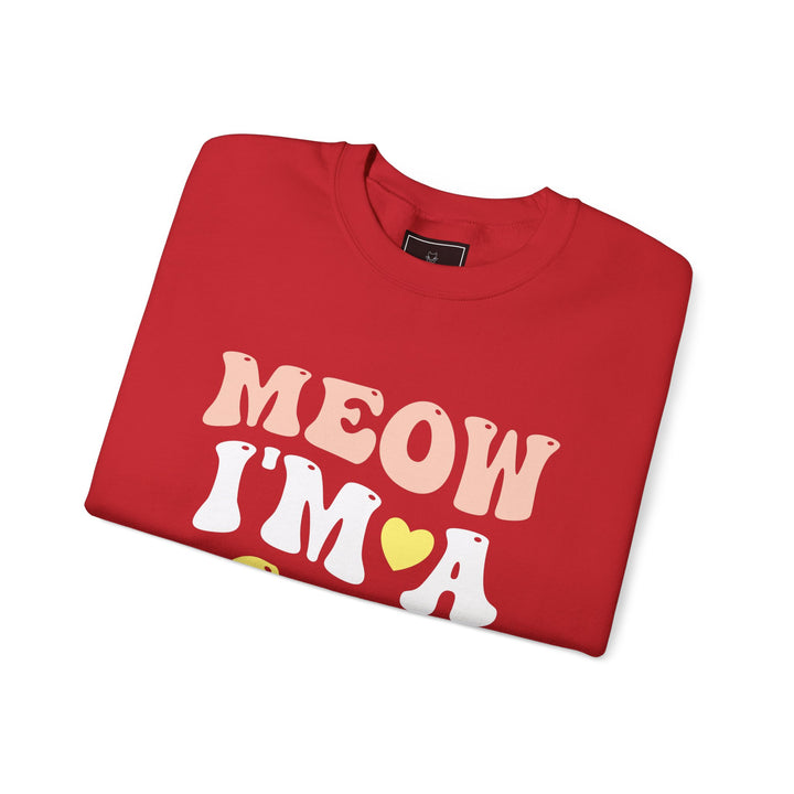 Meow I'm A Cat Unisex Crewneck Sweatshirt