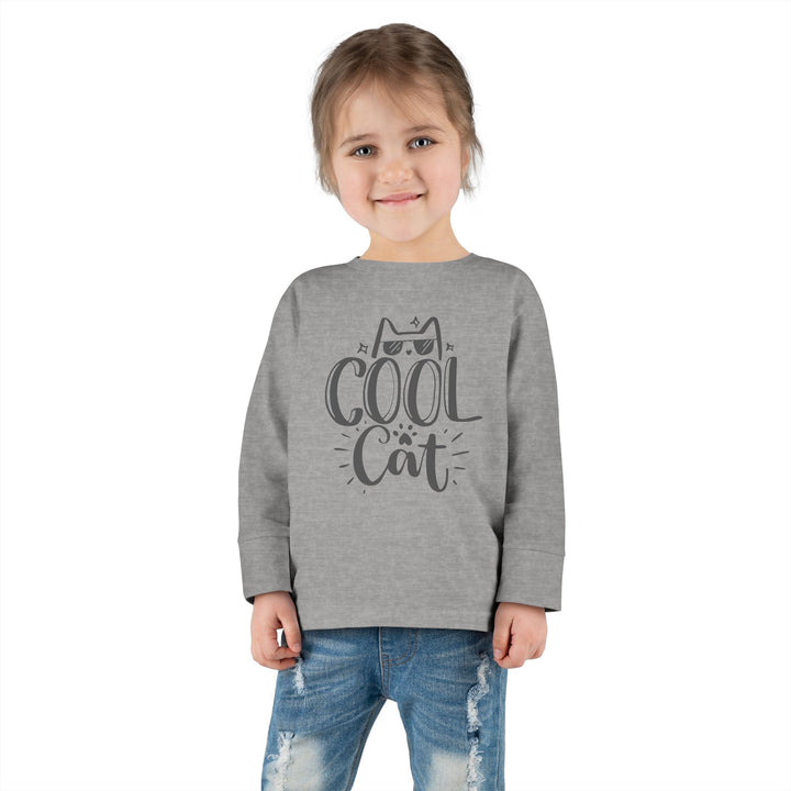 Cool Cat Toddler Long Sleeve Tee