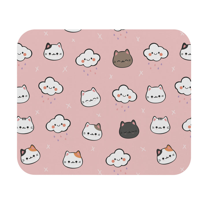 Rain Cloud Kitty Mouse Pad