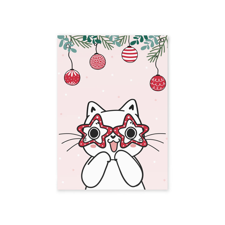 Holiday Joy Kitty Greeting Card