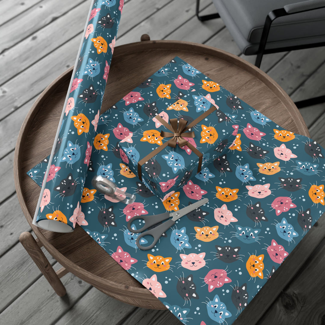 Colorful Cat Gift Wrap