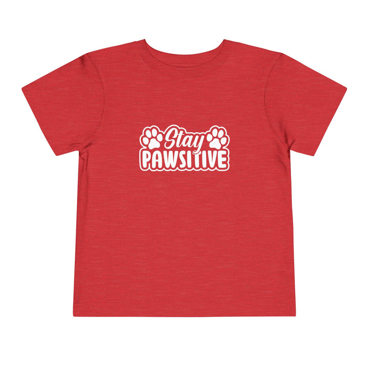 Stay Pawsitive Toddler Tee